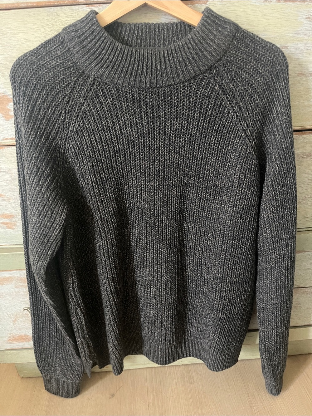 Vero Moda Charcoal Gray Crewneck Sweater